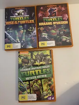 Teenage Mutant Ninja Turtles 3x Dvd Set  • $30