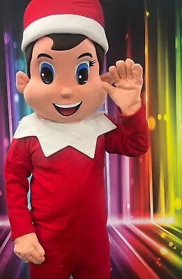 HIRE Elf Christmas Lookalike Costume Mascot Fancy Dress FREE Delivery UK • £49.99