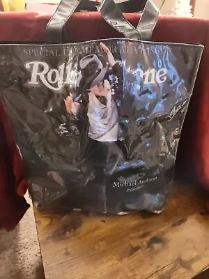 Rolling Stone Tote Special Commemorative Issue Michael Jackson 1958-2009 Bag • £7.59