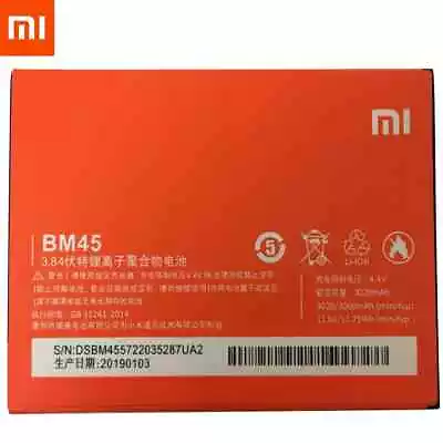 👌Genuine XIAOMI Redmi Note 2 Redmi Note 2 Prime BM45 Battery Replacement • $29.98