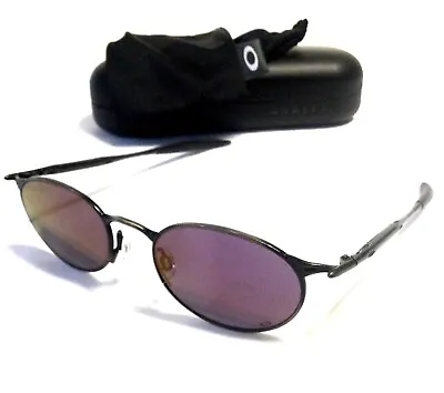 OAKLEY JORDAN OO WIRE SUNGLASSES Black Powder Frames W/ Positive Red Lenses • $599.99