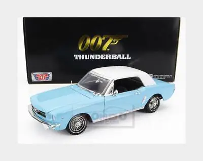 1:18 MOTORMAX Ford Usa Mustang Spider 1967 007 James Bond Thunderball MTM79834 M • £61.04