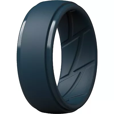 ThunderFit Silicone Ring Men Breathable Air Flow Grooves - 10mm Wide (1 Pack) • $10.99