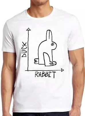 Duck Rabbit Funny Best Cool Gift Ever For Him Trending Design Tee T Shirt M931 • £6.35