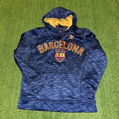 Umbro FC Barcelona Soccer Futbol Hoodie Sweatshirt - Mens Small S • $19.80