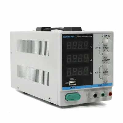 0-30V 0-10A DC Power Supply Lab Variable Adjustable Regulated Bench Switching • $65.55