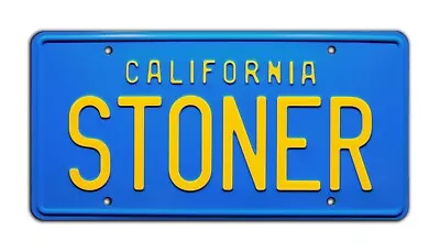 Cheech & Chong’s Up In Smoke | STONER | Metal Stamped Replica Prop License Plate • $14