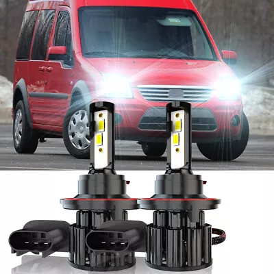 For 2010-2013 Ford Transit Connect 6000K LED Headlights + Fog Lights Bulbs Combo • $21.74