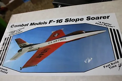 COMBAT MODELS F-16 Slope Soarer R/C Airplane • $135