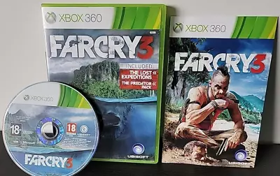 Far Cry 3 - Microsoft Xbox 360 - Tested And Working Aus  Inc Manual MA15+ • $9.95