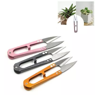 Garden Snips Pruning Scissors Pocket Size Shears Tool Gardening Plants Sewing • £3.99