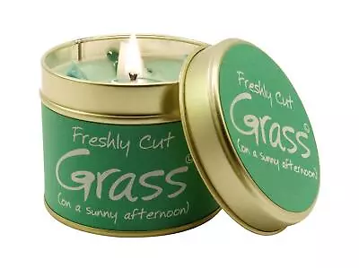 Lily Flame - Scented Candle Tin - Freshly Cut Grass - UK MADE • £11.97
