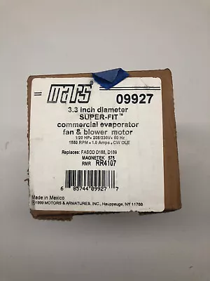 New In Box Mars 09927 Commerical Evap Blower Motor 1/20HP 208/230V 50Hz LE • $75