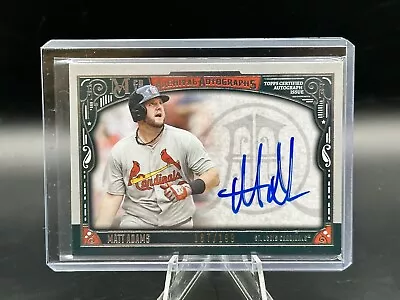 2016 Topps Museum Collection Archival Auto /199 Matt Adams #AA-MA Cardinals • $4.99