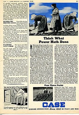 1943 Case Model LA Farm Tractor Print Ad • $9.99