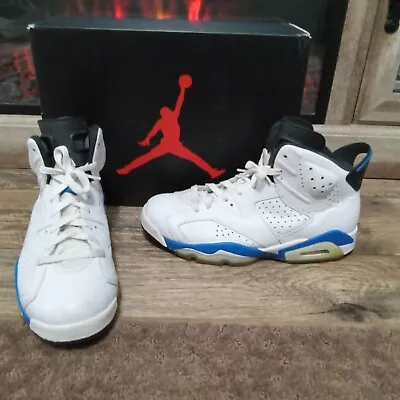 Nike Air Jordan 6 Retro 2014 Sport Blue 384664-107 OG VI Retro Clean With BOX! • $24.99