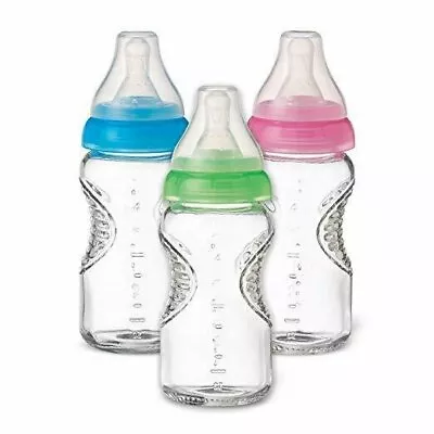 Munchkin Mighty Grip BPA-Free Glass Bottles 3 Pack 4 OzColors Vary 4 Oz. • $14.99