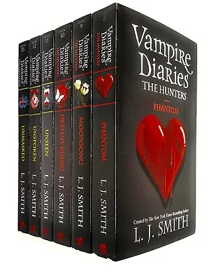 Vampire Diaries Complete Collection 6 Books Set By L. J. Smith (The Hunters)NEW • £22.17