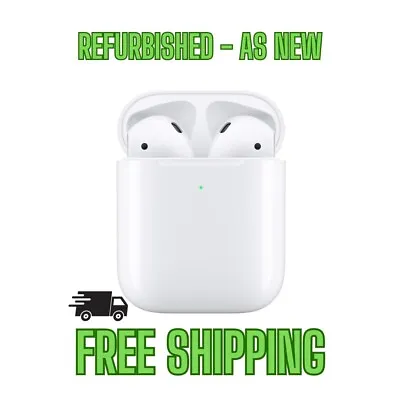 $129.99 • Buy Apple AirPods 2nd Generation With Charging Case + Charging Cable