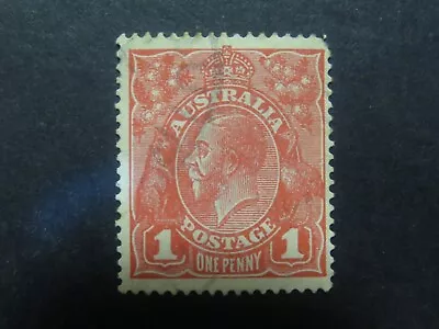 Variety On KGV 1d Red -  Missing Frame On Left Value Tablet • $1.99