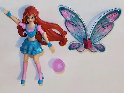 Winx Club Bloom 3.75  1:18 Fairy Figure Believix Jakks Pacific LOOSE COMPLETE • $30