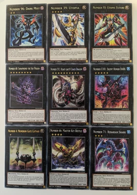 $7.95 • Buy YuGiOh 9 Card Number Xyz Set/Lot
