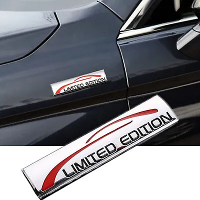 Limited Edition 3D Logo Car Chrome Emblem Sticker Badge Decal Trim Accessories • $8.81