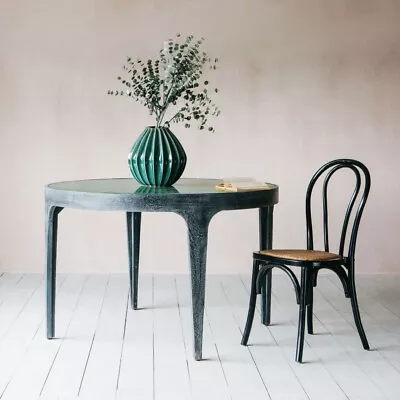 Graham And Green Delaney 4-Seater Green Marble Dining Table • £845