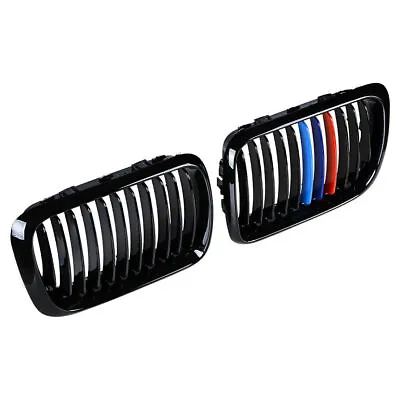 M Color Gloss Black Front Kidney Grille Grill For BMW 3 Series E36 M3 1997-1999 • $36.99