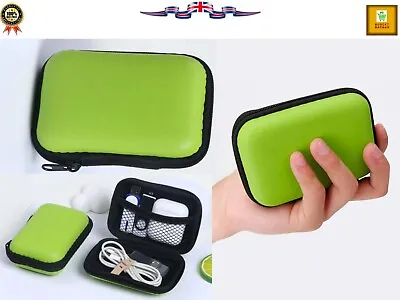 Cable Organiser Earphone Bag Electronics Accessories Case Travel Gadget Pouch UK • £3.95