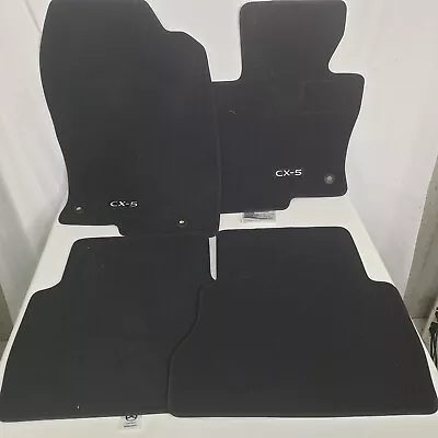 Genuine Mazda CX-5 2017 - 2023 Black Factory OEM Floor Mats Set Of 4 KJK9-68666 • $49.99