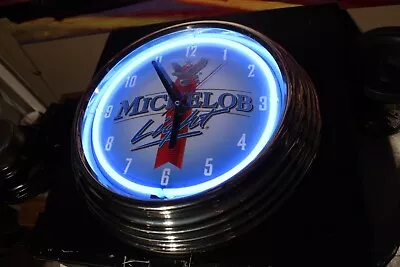 Michelob Light Neon Clock By Neon Tech Model 1012466 BNIB 12  • $125