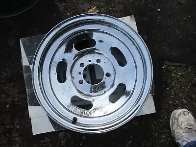 15'' Vintage Chrome Slot Dodge Pick Up Ramcharger Trailduster Wheel OEM 76-1979 • $249.95