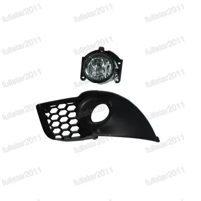 Left Fog Light Lamp W/ Cover Bezel Kit For Mitsubishi Lancer Sportback 2007-2014 • $53.58