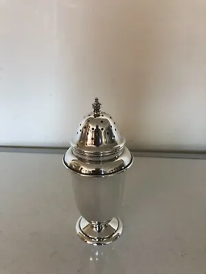 Silver Plated Bulbous Shaped Sugar Shaker On A Circular Foot 6.5  Tall (ss-xpp) • $29.60