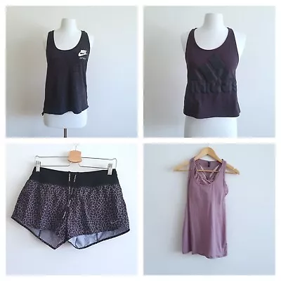 4x GUC Gym Clothes Nike Adidas Cotton On Body Black Grey Tank Tops Shorts • $30