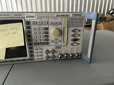 Rohde & Schwarz CMU-200 Universal Radio Communications Test Set 1100.0008.02 • $500