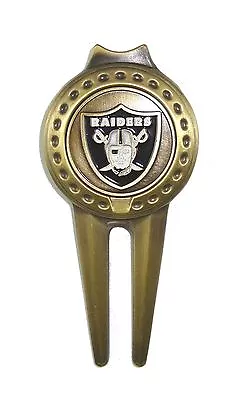 Oakland / Las Vegas Raiders Divot Tool With Golf Ball Marker • $12.95