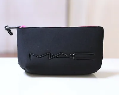 MAC Soft Foam Black/Pink Makeup Cosmetics Bag Travel Toiletry Pouch Brand New! • $39.95