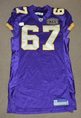 Melvin Fowler Minnesota Vikings 2005 Game Worn Used  Jersey PATCHED • $599.95