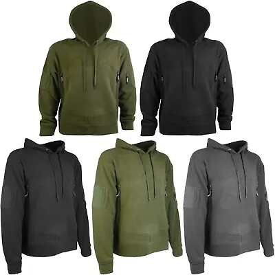 Tactical Fleece Hoodie Army Security Military Hoody Airsoft Combat 033 • £14.99