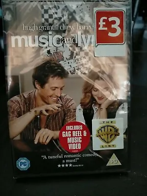 Music And Lyrics (DVD 2007) NEW & SEALED • £1.89