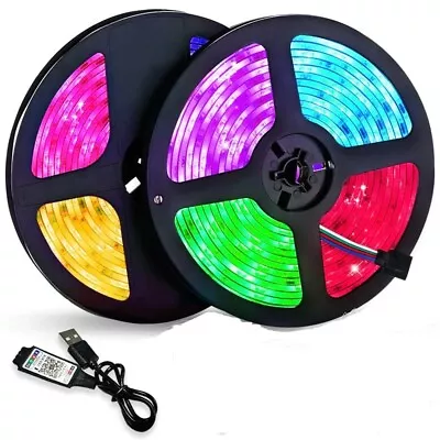 $7.95 • Buy LED Strip Lights 4m RGB 2835 5v Control USB Flexible Lamp 5V Tape Ribbon 