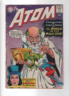 The Atom #19   1965 SILVER AGE DC COMIC    1ST ZATANNA COVER   GIL KANE • $25