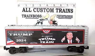 O Scale Lionel Custom Lettered Trump Train 2024  Reefer  Lot E • $99.99