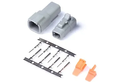 Haltech ECU Plug And Pins Only Matching Set Of Deutsch DTM4 Connectors 7.5 A • $30.94