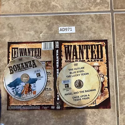 13 Westerns: Wanted Dead Or Alive (DVD)  No Case No Tracking #AD971 • $4.99