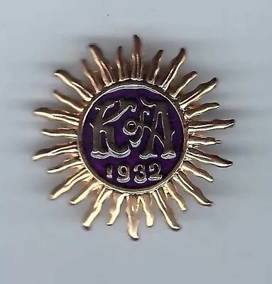 Krewe Of Alla Mardi Gras Ducal Favor Medal Badge Lady Pin Dated 1932 • $25.65