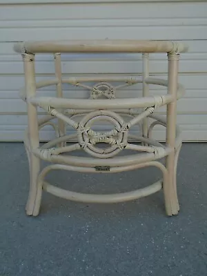 Bamboo Coffee Table BASE Hollywood Regency Rattan Target Back Mcguire STY Reed • $250