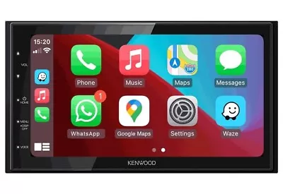 Kenwood DMX5020DABS Carplay Touchscreen. Android Auto DAB Double Din Car Stereo • £349.95